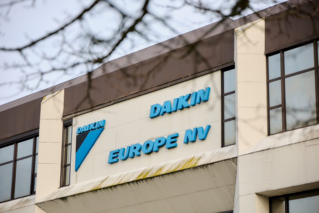 Daikin Ostend factory sign - Daikin Factory Visits