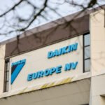 Daikin Ostend factory sign - Daikin Factory Visits